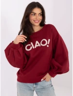 Bluza RV BL model 21766195 bordowy - FPrice