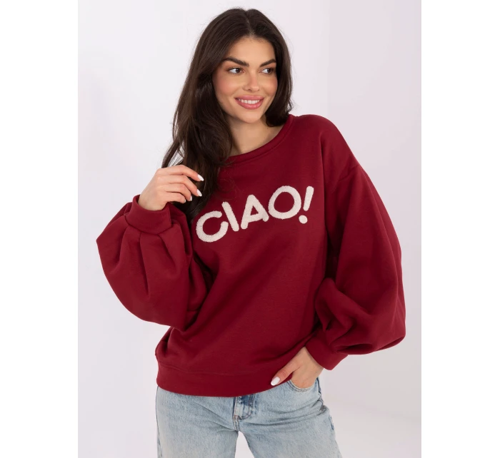 Bluza RV BL model 21766195 bordowy - FPrice