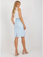 Sukně LK SD 506633.11 světle modrá - FPrice