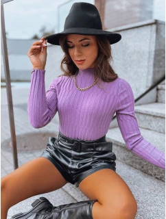 Dámský svetr s rolákem OASIS fialový FashionStreet MY2242