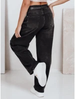 Dámské džíny balloon fit černé FashionStreet UY2741