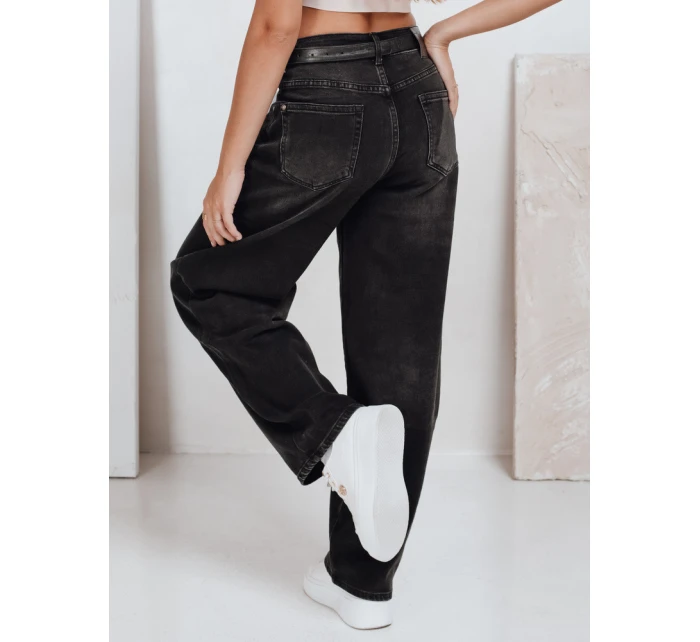 Dámské džíny balloon fit černé FashionStreet UY2741