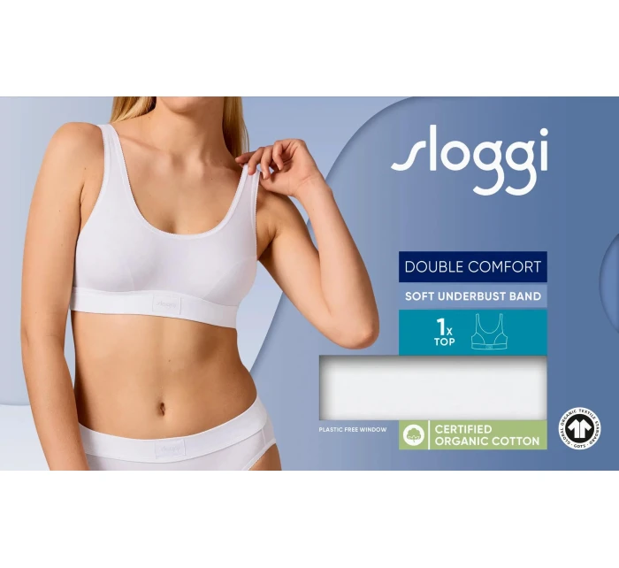 sloggi Double Comfort T Top - WHITE - SLOGGI WHITE - SLOGGI