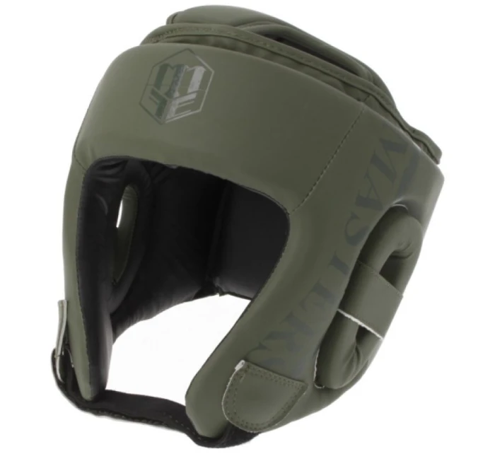 Boxerská přilba MASTERS KTOP-PU-MATT "M" zelená