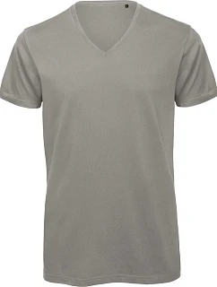 B&C Inspire V T /men_° Pánské tričko s výstřihem do V model 22483652 light grey