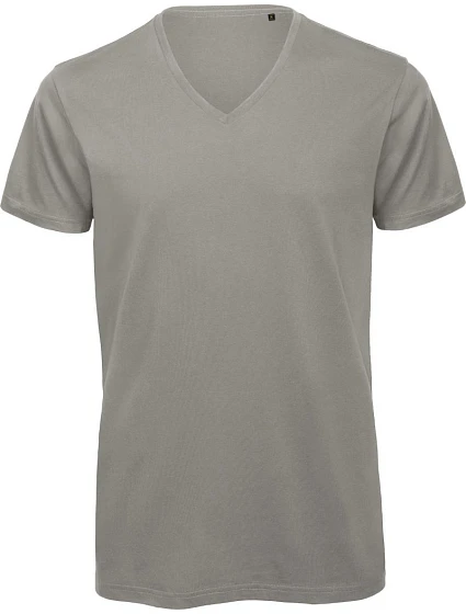 B&C Inspire V T /men_° Pánské tričko s výstřihem do V 01.TM44 light grey B&C Inspire V T /men_° Pánské tričko s výstřihem do V 01.TM44 light grey