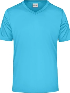 Daiber JN 736 Pánské sportovní tričko s výstřihem do V 02.0736 turquoise