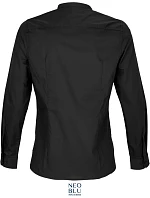 NEOBLU Bart Women Popelínová halenka s dlouhým rukávem 24.3787 deep black NEOBLU Bart Women Popelínová halenka s dlouhým rukávem 24.3787 deep black