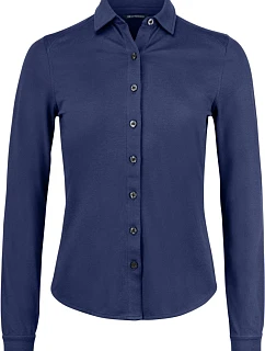 Cutter & Buck Advantage Shirt Women Piqué halenka s dlouhým rukávem 68.2411 dark navy