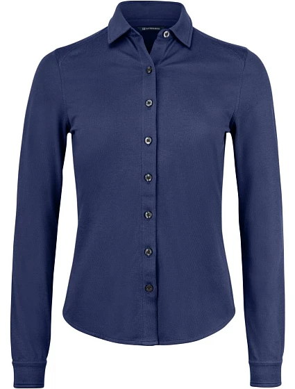 Cutter & Buck Advantage Shirt Women Piqué halenka s dlouhým rukávem 68.2411 dark navy Cutter & Buck Advantage Shirt Women Piqué halenka s dlouhým rukávem 68.2411 dark navy