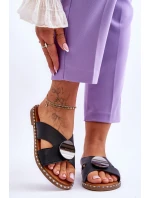 Dámské ploché podpatky černé model 21620034 - VINCEZA