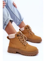 Dámské kožené trapery Hnědé Jette Dámské kožené trapery Hnědé Jette