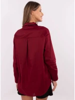 Koszula DHJ KS model 20731466 bordowy - FPrice Koszula DHJ KS model 20731466 bordowy - FPrice