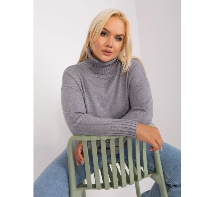 Sweter PM SW PM model 18949032 szary - FPrice Sweter PM SW PM model 18949032 szary - FPrice