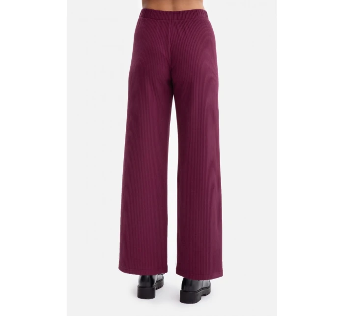 Kalhoty z úpletu švestka model 21379844 - BeWear Kalhoty z úpletu švestka model 21379844 - BeWear