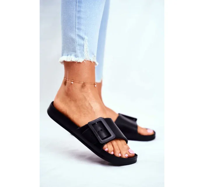 Dámské elegantní pantofle Big Star - černé