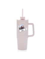 Vlastní text na cestovatelskou termosku s průhledným víčkem