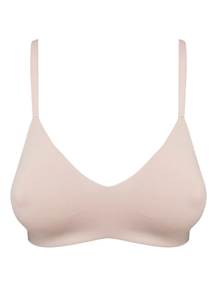 Dámská nevyztužená podprsenka Unlined Triangle QF4777E - Calvin Klein