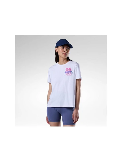 Dámské tričko ROSSIGNOL W Graphic Waterfall Tee, bílé