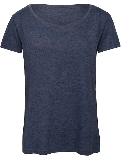 B&C Triblend /women Dámské tričko 01.TW56 heather navy
