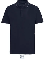 Unisex piqué polo z těžké bavlny night blue model 22442394 - NEOBLU