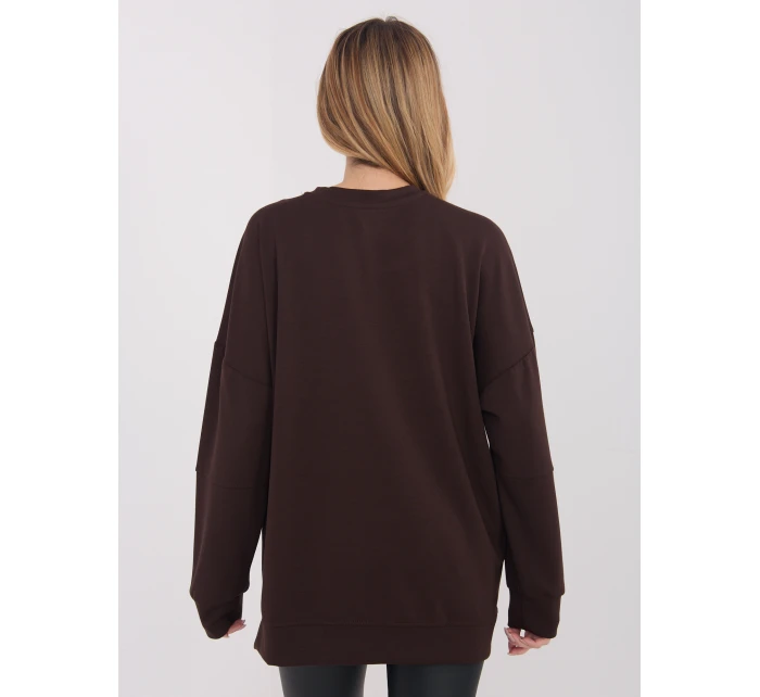 Bluza RV BL model 21834284 ciemny brązowy - FPrice