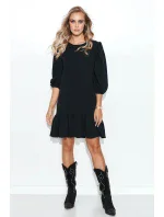 Dámské denní šaty model 18828844 černé - Makadamia