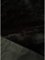 Dámská zimní bunda parka v army barvě s kožešinou S'West (R558-11) Dámská zimní bunda parka v army barvě s kožešinou S'West (R558-11)