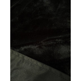 Dámská zimní bunda parka v army barvě s kožešinou S'West (R558-11)