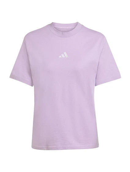 Dámské bavlněné tričko Essentials 3Stripes světle fialové model 21396457 - ADIDAS