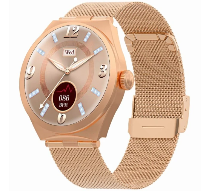 Chytré hodinky Gravity Pink Gold GT25-1 Chytré hodinky Gravity Pink Gold GT25-1