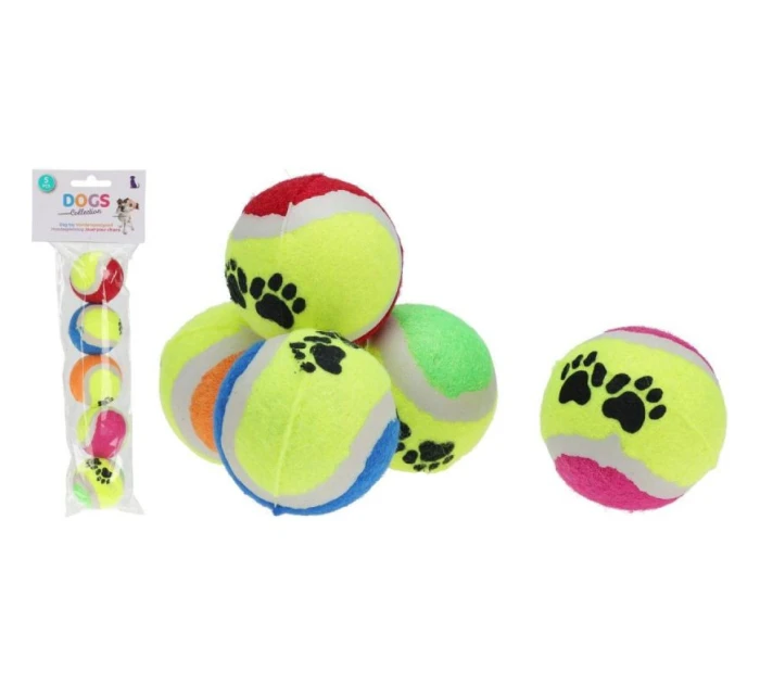 TENISOVÝ MÍČEK PRO PSY 5KS TENISOVÝ MÍČEK PRO PSY 5KS