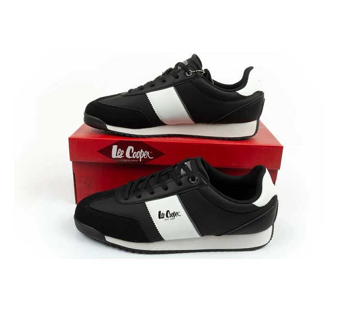 Lee Cooper sportovní boty tenisky pánské módní pohodlné černé Lee Cooper sportovní boty tenisky pánské módní pohodlné černé
