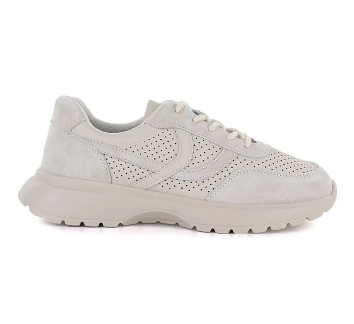 Dámské kožené sportovní polobotky béžové barvy model 22116506 - VINCEZA