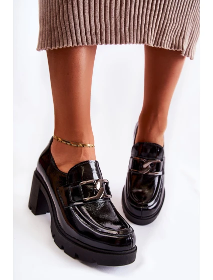 Elegantní boty na Se  Černe model 21593193 - Boto