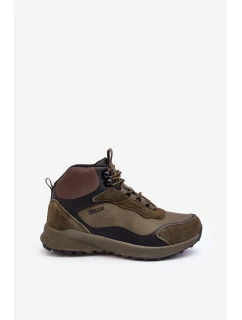 Mužské teplé trekové boty Zelené Big Star model 21637018 - Big Star Shoes