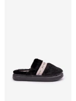 Pantofle S Dekorativním Páskem Černé model 21681795 - Boto