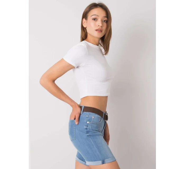 Šortky D85032C62033ZL150 světle modré