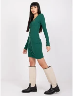 Šaty RV SK 7434.13 tmavě zelená Šaty RV SK 7434.13 tmavě zelená
