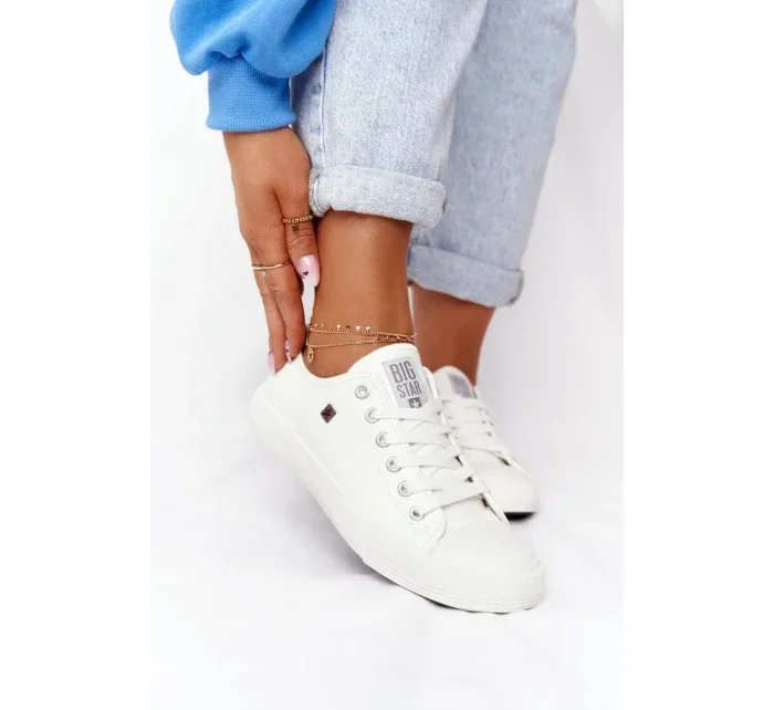 Dámské klasické tenisky Big Star - bílé Dámské klasické tenisky Big Star - bílé