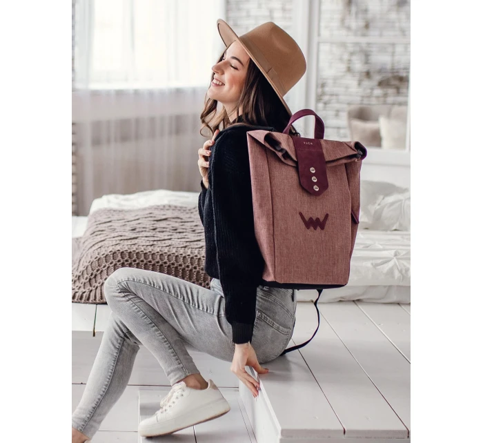 Městský batoh VUCH Mellora Dark Pink Městský batoh VUCH Mellora Dark Pink