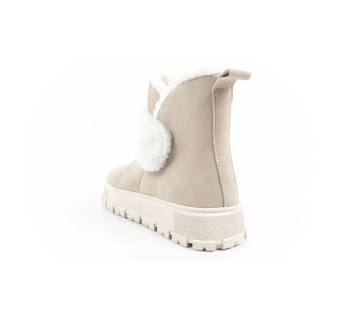 Dámské zimní kotníkové boty LCJ-25-01-3739L Béžová s ecru - Lee Cooper Dámské zimní kotníkové boty LCJ-25-01-3739L Béžová s ecru - Lee Cooper