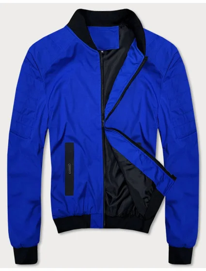 Pánská bunda bomber v chrpové barvě model 18416096 - J.STYLE