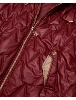 kamizelka damska ze  Goodlookin ciemny czerwony model 22026351 - S'WEST