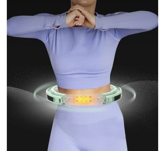 Hula Hop HMS HHM13 s magnety, závažím a zeleným počítadlem Hula Hop HMS HHM13 s magnety, závažím a zeleným počítadlem