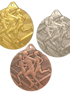 STŘÍBRNÁ MEDAILE Z BĚHU