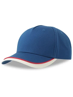 Kid Dětská 5 panelová kšiltovka royal/white model 22411085 - Atlantis Headwear