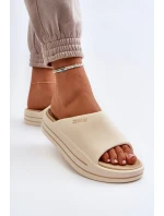 Dámské sandály na platformě Big Star model 21652630 béžové - Big Star Shoes Dámské sandály na platformě Big Star model 21652630 béžové - Big Star Shoes