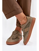 Dámské tenisky Big Star TT274761 Khaki Dámské tenisky Big Star TT274761 Khaki