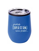 Personalizovaný klasický bílý keramický hrníček 300 ml - ... protože [doplň si sám] není prdel ...